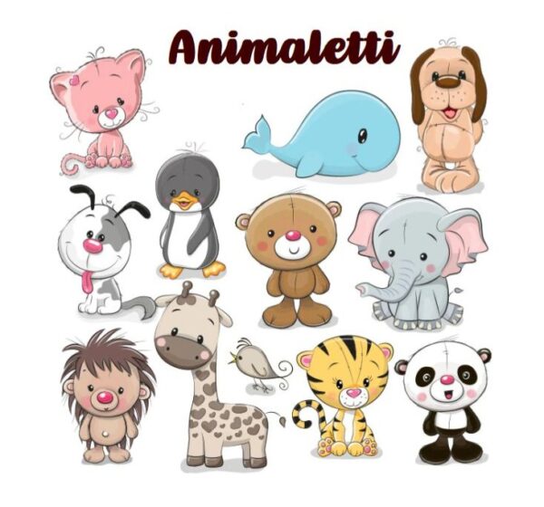 animaletti in termovinile