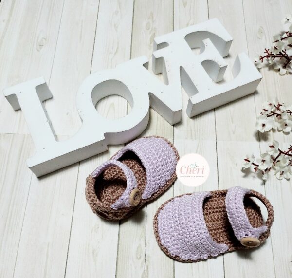 espadrillas lilla uncinetto