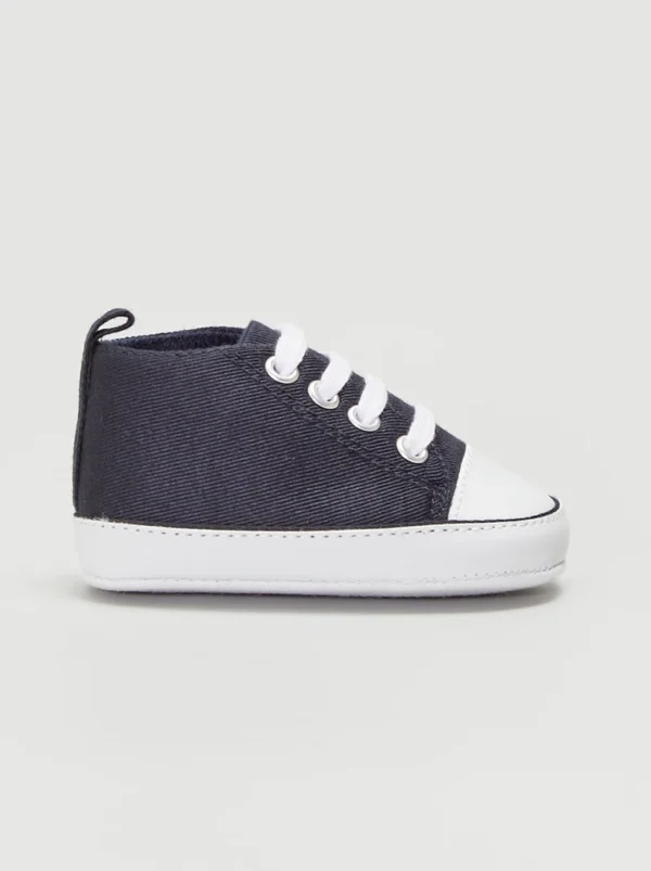 Scarpine da ginnastica color blu navy con animaletti - immagine 2